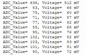 Floating serial output