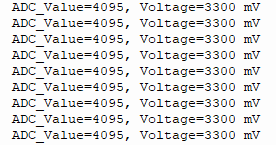 3.3V serial output