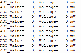 GND serial output
