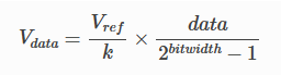 Voltage formula with attenuation