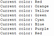 Serial output